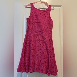 BB Dakota Pink Lace Dress